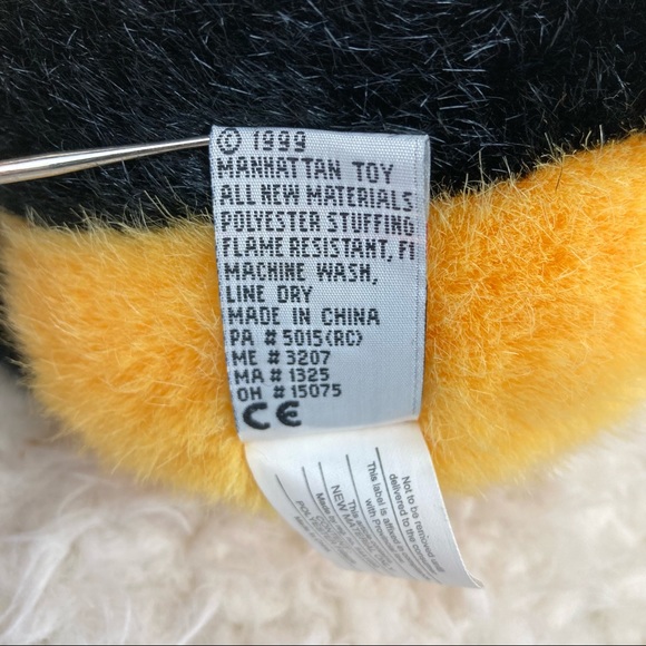 Manhattan Toy Co. VTG 1999 Bumblebee Plush Stuffed Animal Toy 16” - Picture 7 of 10